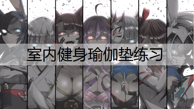 室内健身瑜伽垫练习