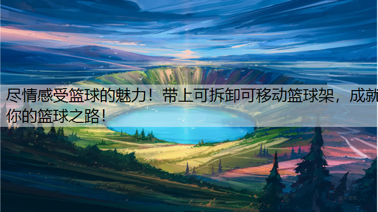 尽情感受篮球的魅力！带上可拆卸可移动篮球架，成就你的篮球之路！